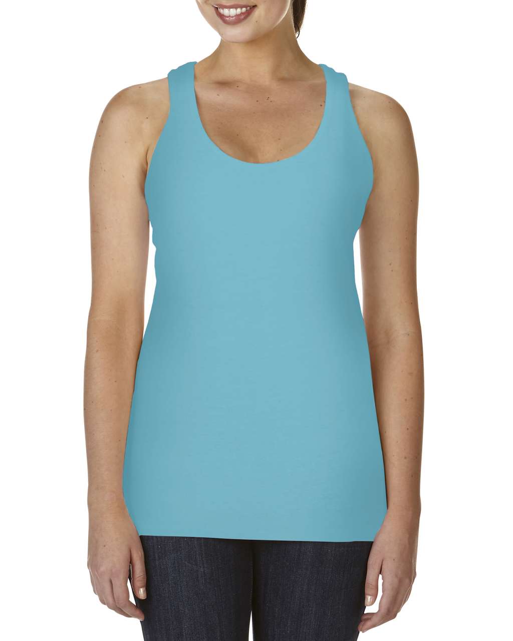 Dámský tank top COMFORT COLORS - laguna modrá / L