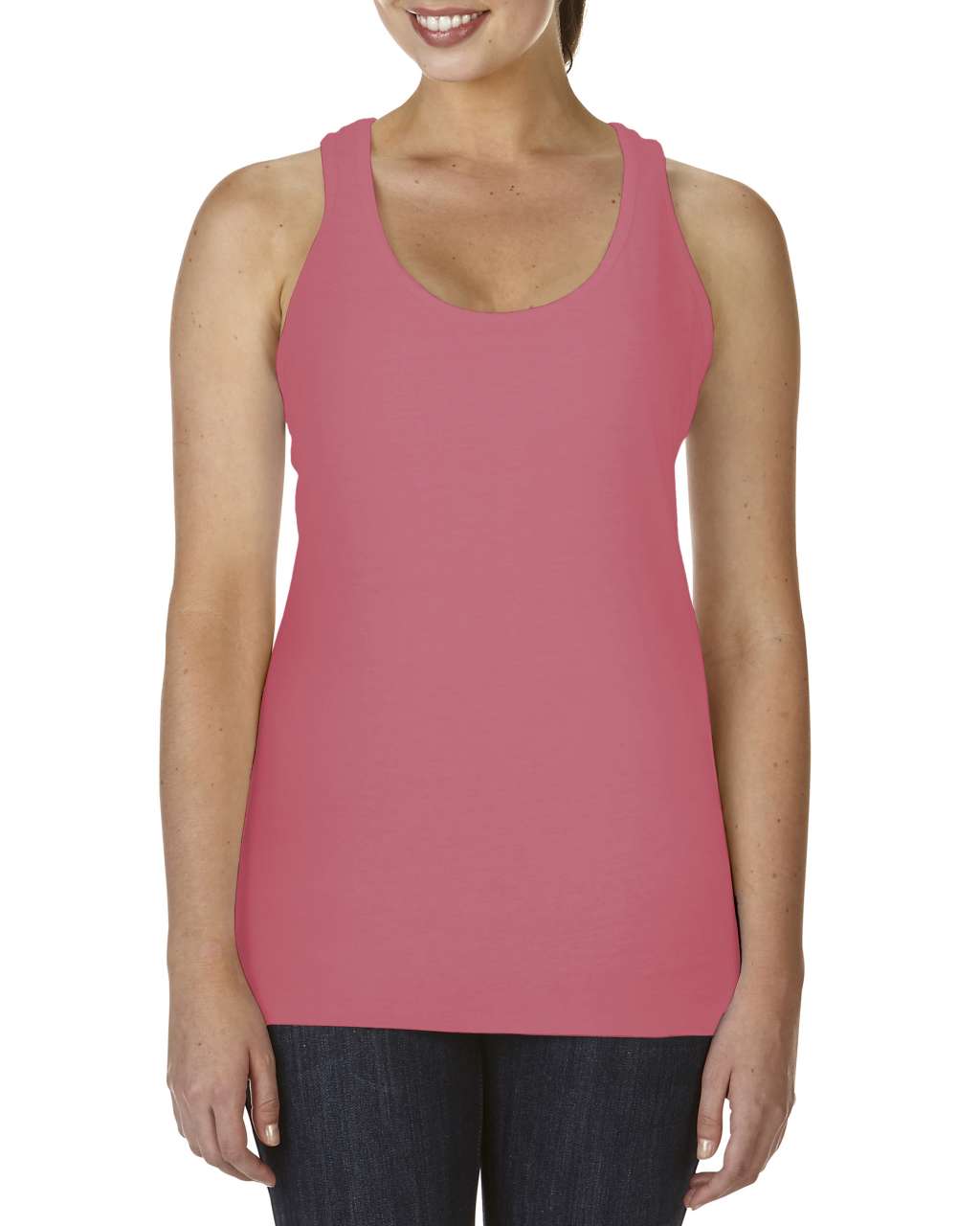 Dámský tank top COMFORT COLORS - vodní meloun růžová / M