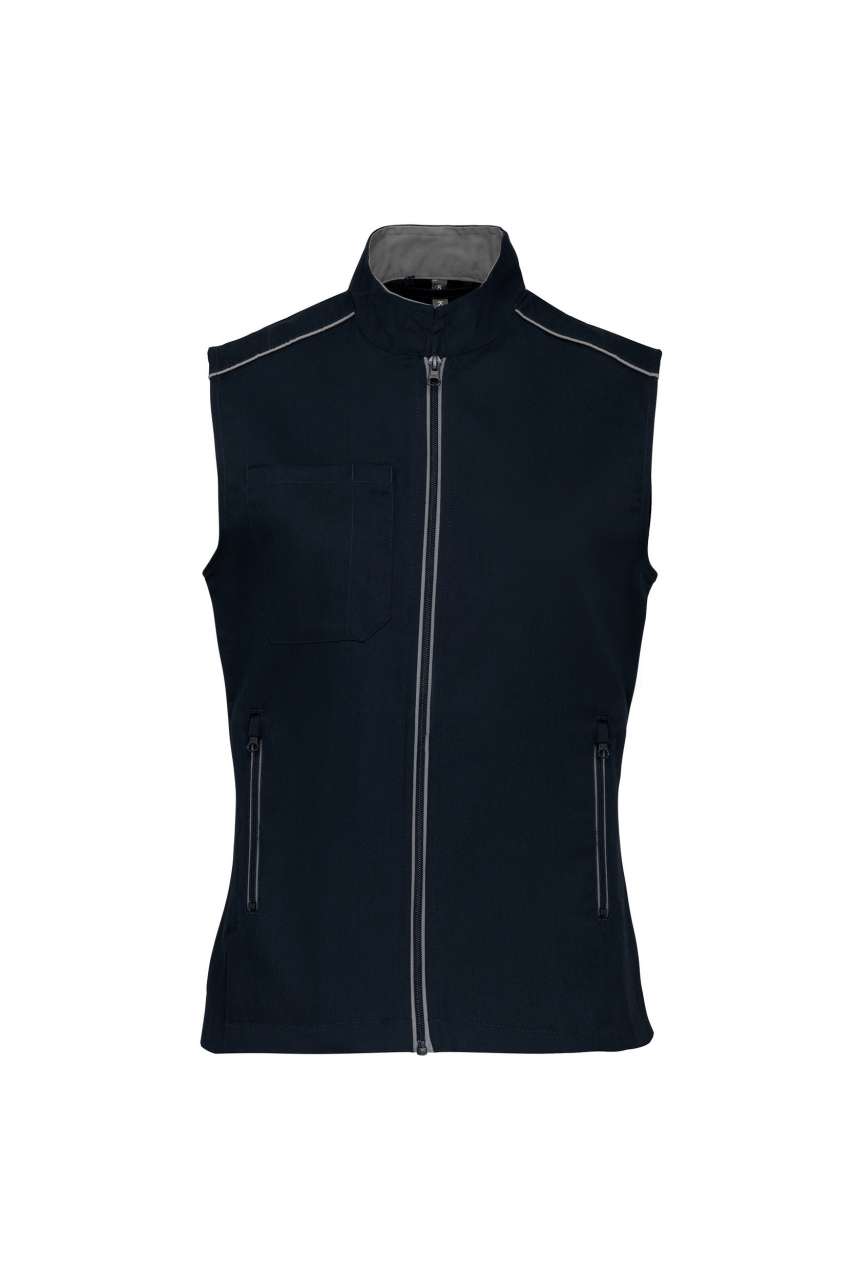 Dámská vesta Gilet - námořnická modrá / stříbrná / XL