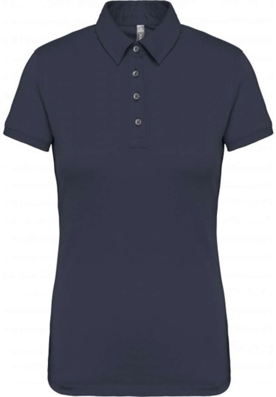 Dámská bavlněná polokošile Cotton - námořnická modrá / 2XL