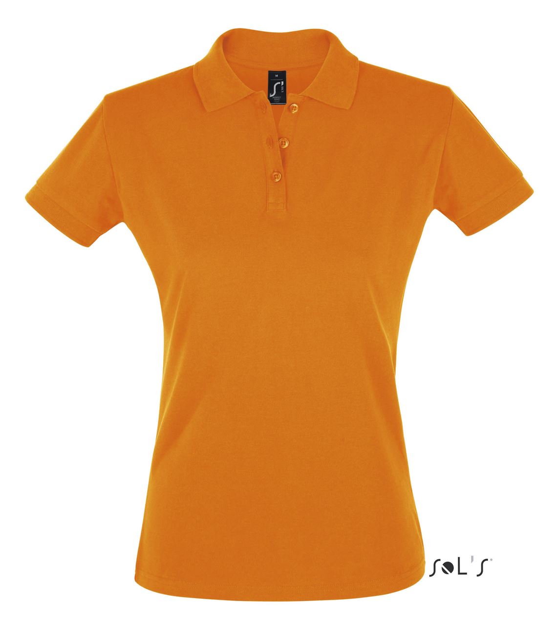 Dámská bavlněná polokošile PERFECT - oranžová / 2XL