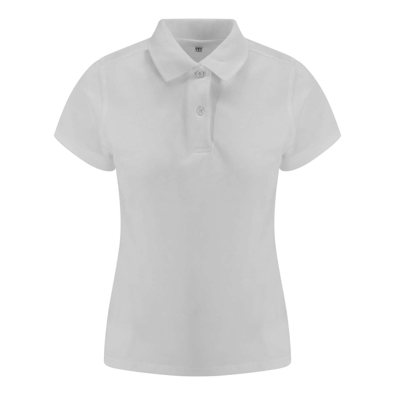 Dámská stretch polokošile Just Polos - bílá / 2XL