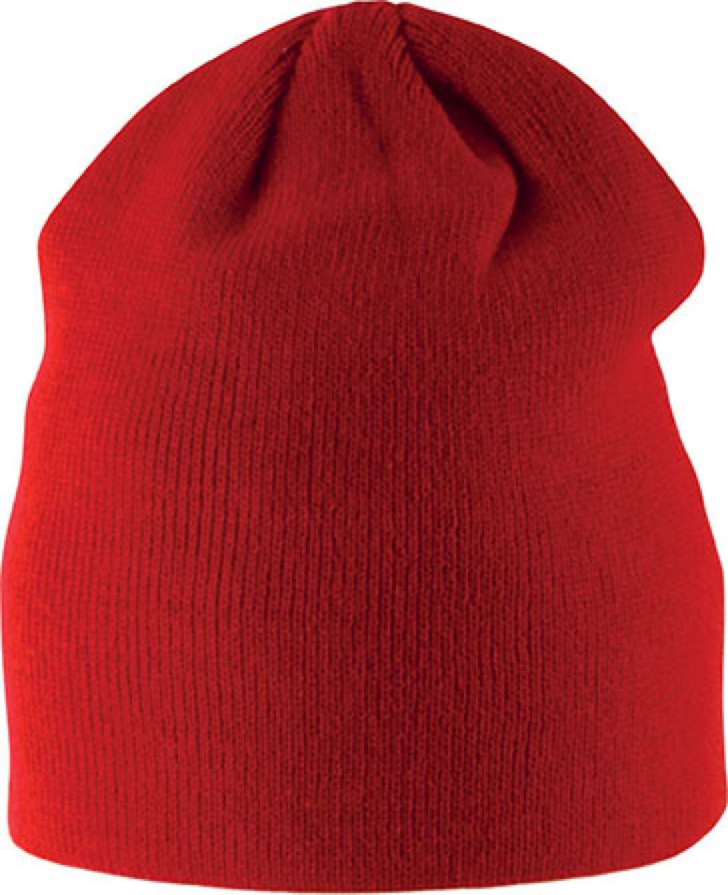 Dětská pletená čepice BEANIE - červená / U