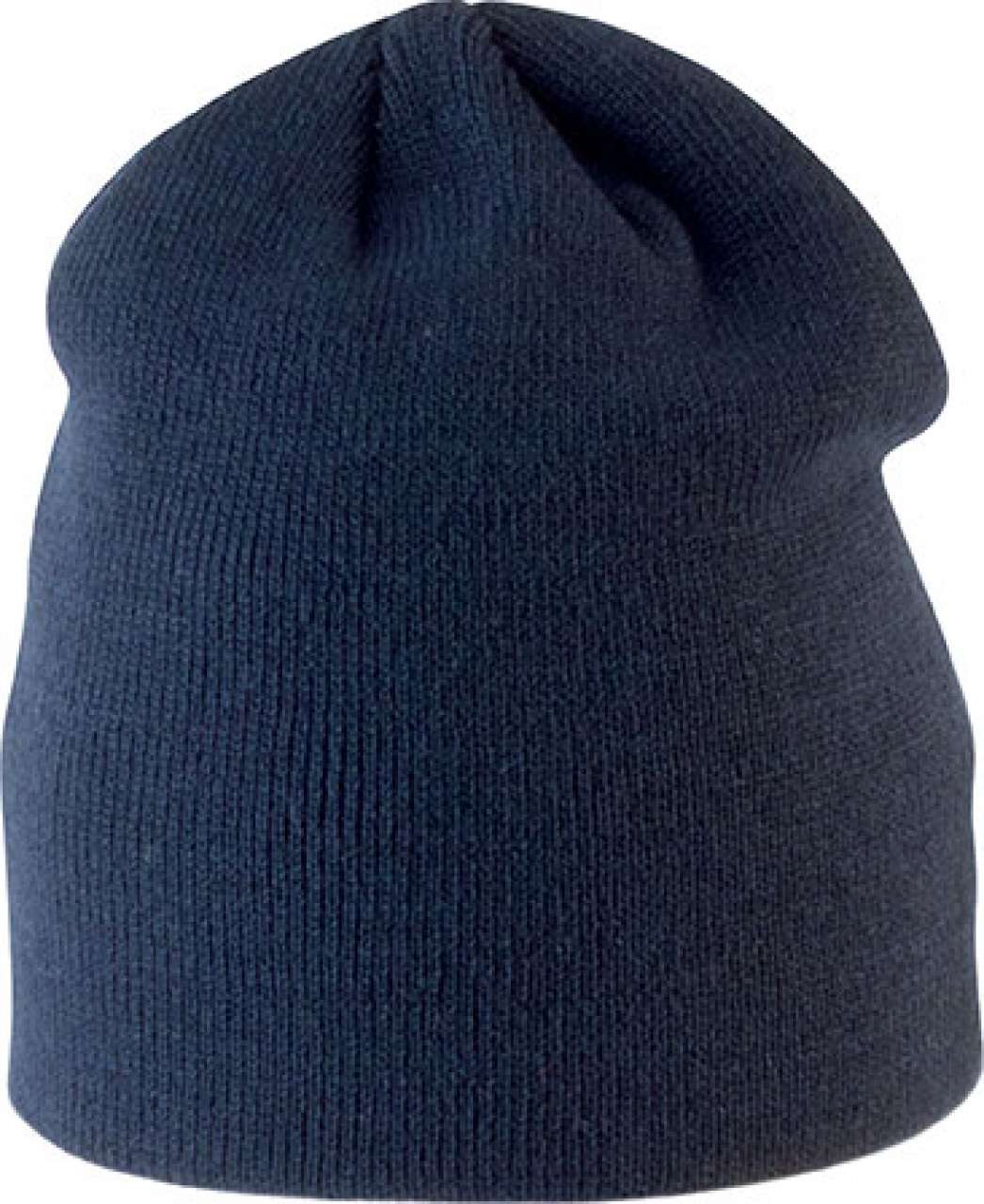 Dětská pletená čepice BEANIE - námořnická modrá / U