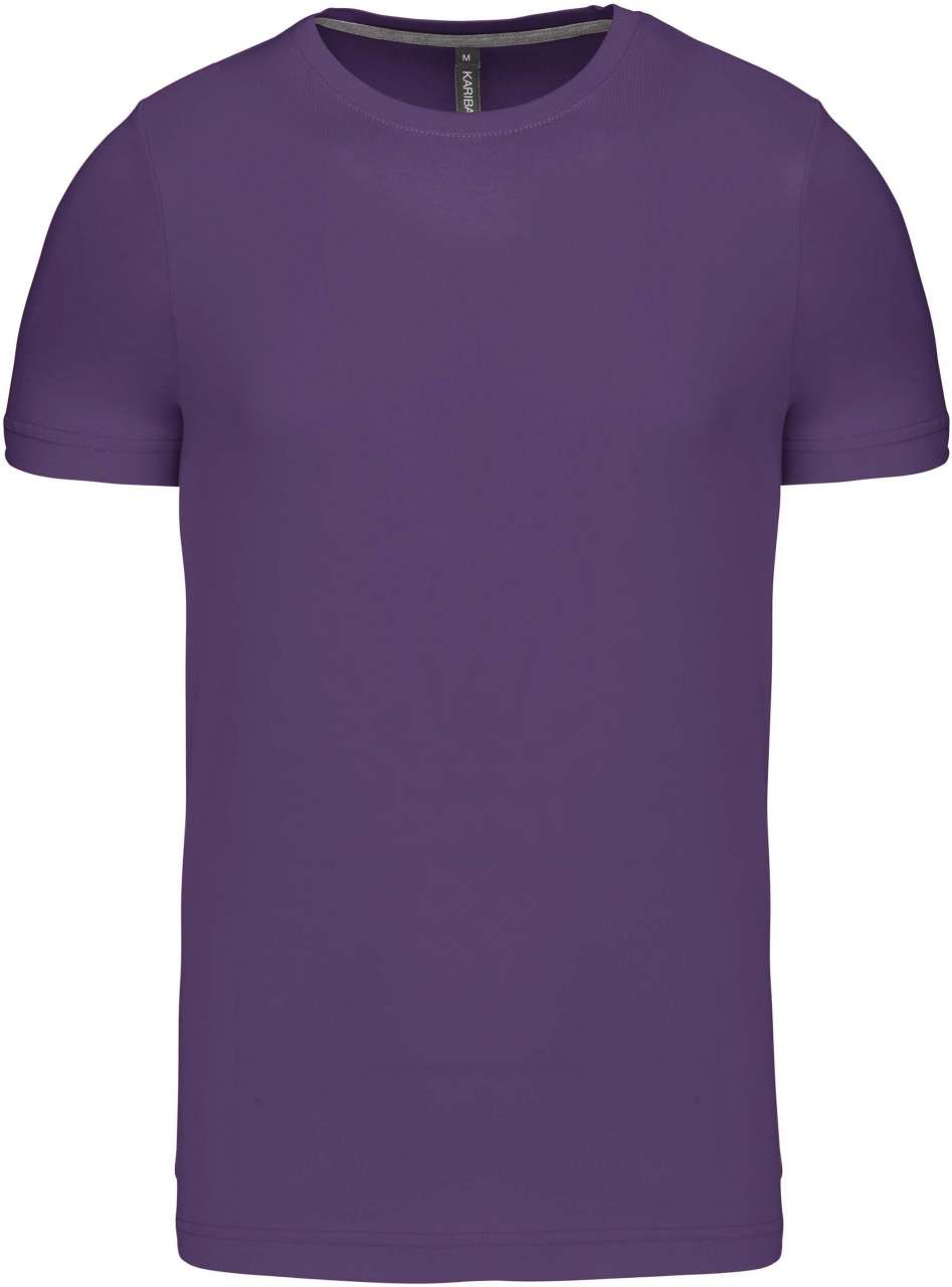 Pánské tričko s krátkým rukávem Style - purpurová / 2XL