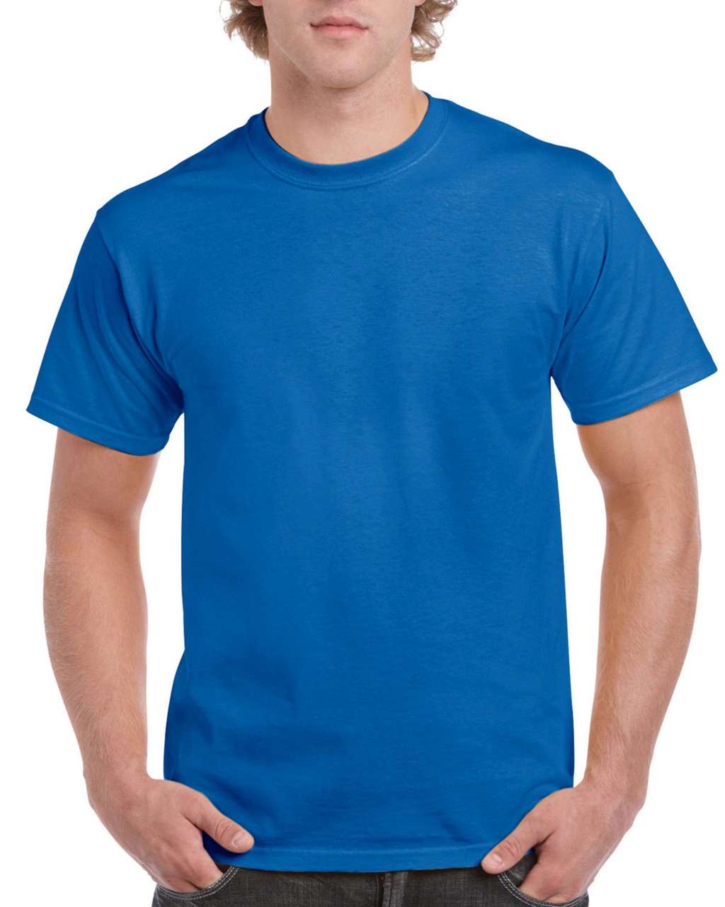 Unisex bavlněné tričko HAMMER - sportovní královská modrá / 3XL