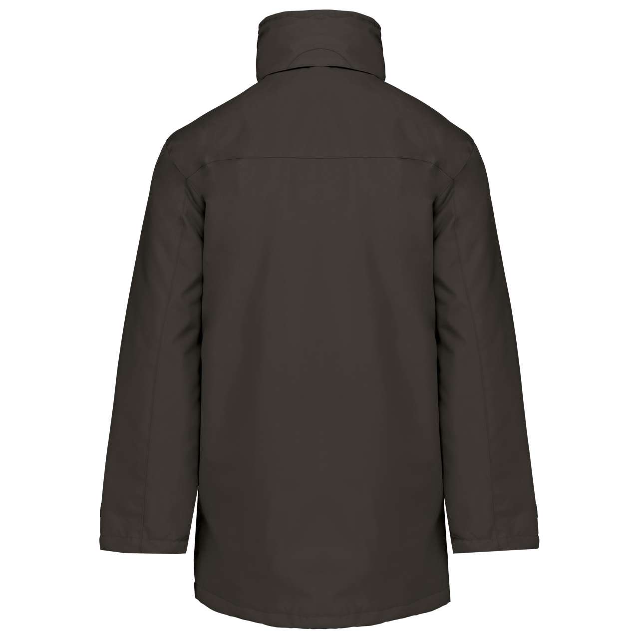 Unisex prošívaná parka s kapsami Press - tmavě šedá / 2XL