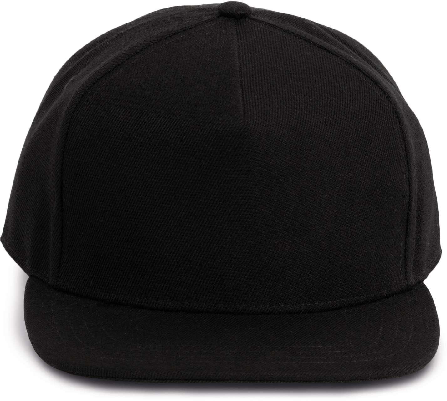 Snapback 5 panelová kšiltovka High - černá / černá / U