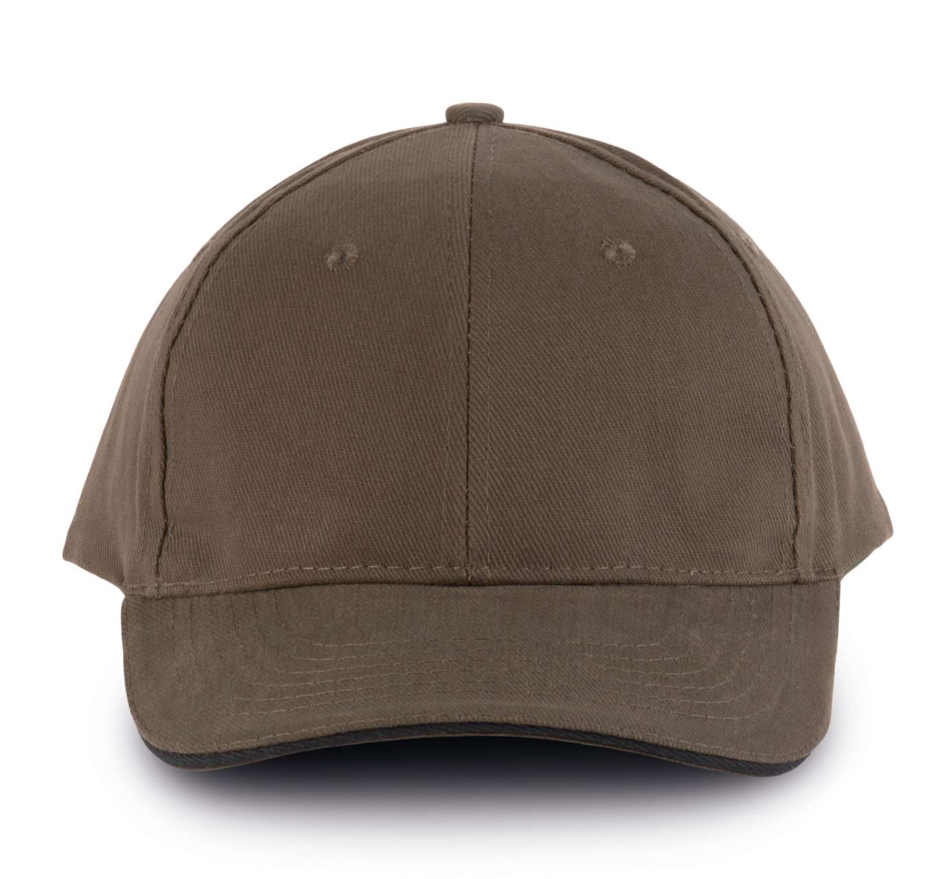 Unisex kšiltovka Orlando - khaki / černá / U