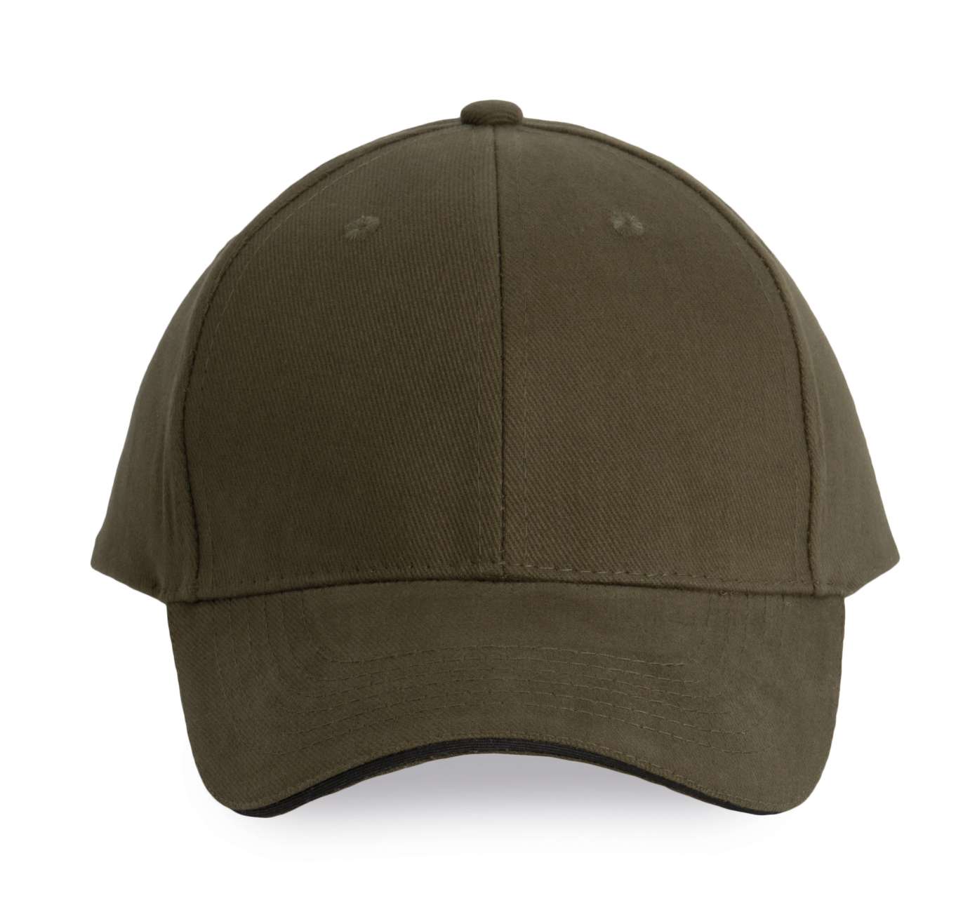 Unisex kšiltovka Orlando - tmavě khaki / tmavě šedá / U