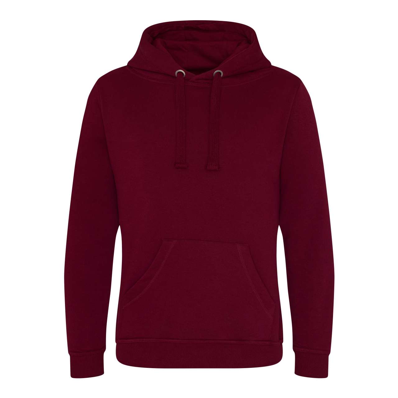 Unisex silnější mikina Just Hoods - burgundská fialová / S