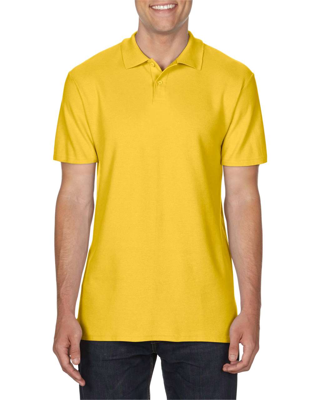 Unisex polokošile SOFTSTYLE - sedmikráska žlutá / 3XL